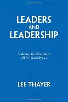 Leaders and Leadership - book cover